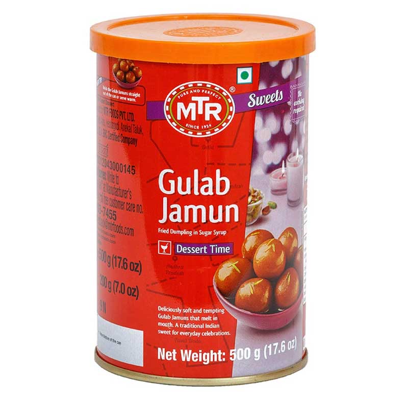 MTR GULAB JAM TIN 500GM