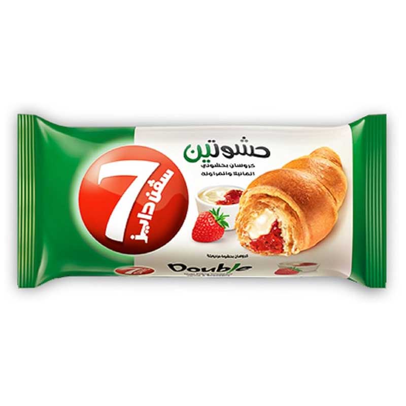 7DAY CROISSANT VAN &amp; STRAW 55GM