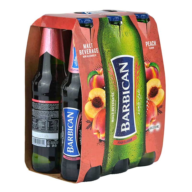 BARBICAN  PEACH DRINK 330ML