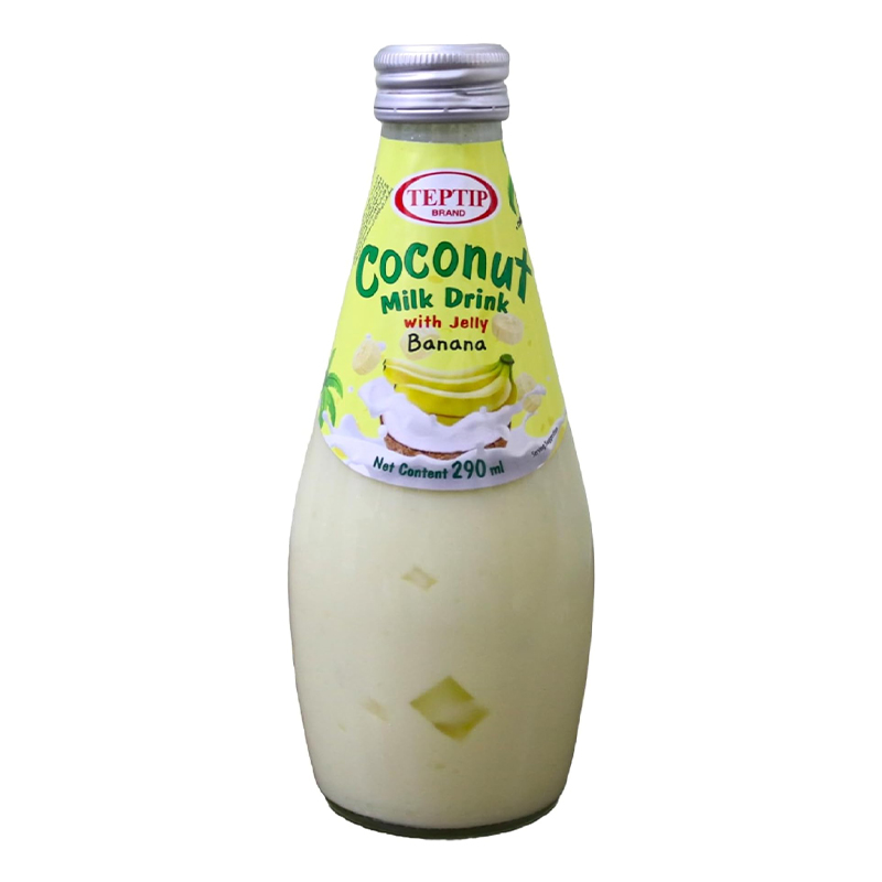 TEPTIP COCONUT MILK DRINK WITH JELLY BANANA 290ML