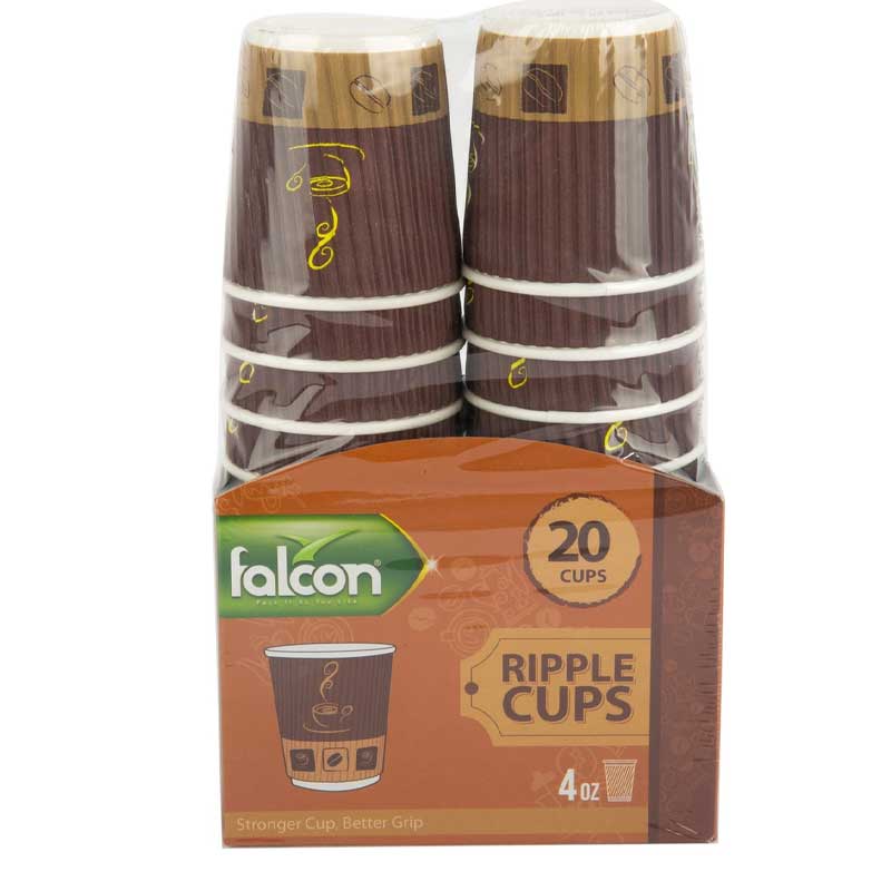 FALCON RIPPLE CUP 4 OZ 20PCS