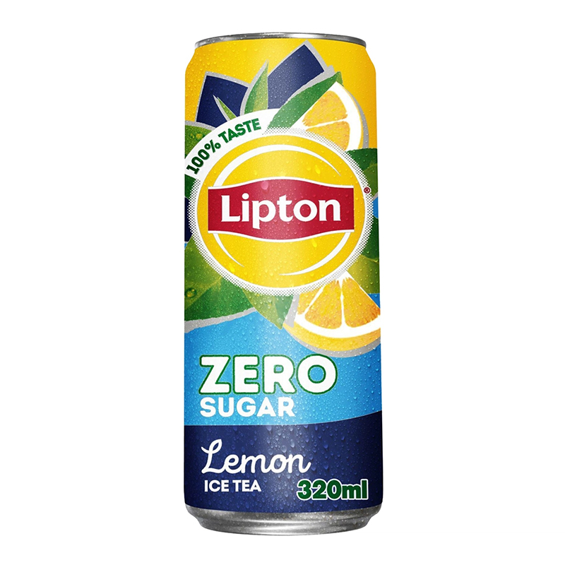 LIPTON LEMON ICE TEA ZERO SUGAR 320ML