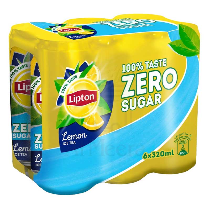 LIPTON LEMON ICE TEA ZERO SUGAR 320ML