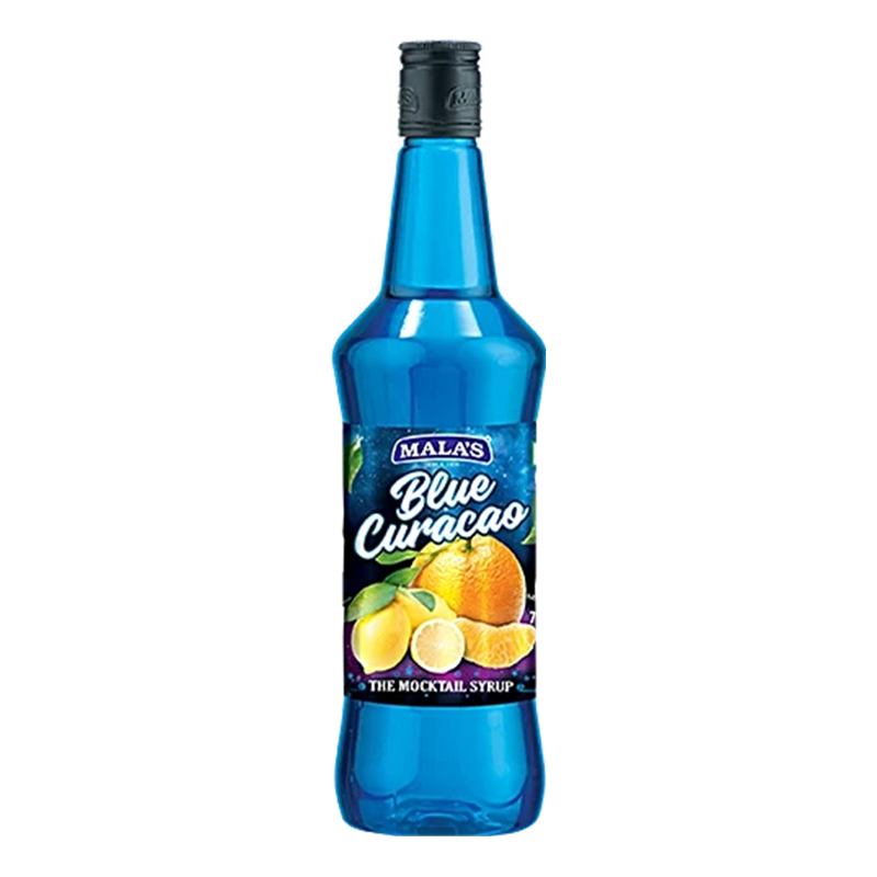 MALAS BLUE CURACAO MOCKTAIL SYRUP 750ML