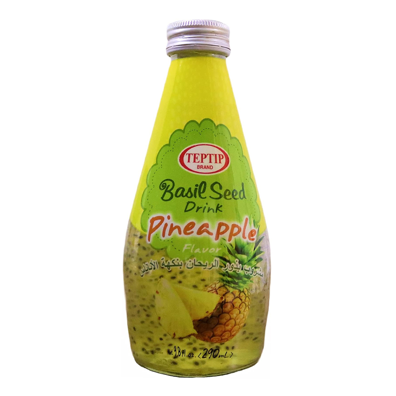 TEPTIP BASIL SEED DRINK  PINEAPPLE 290ML