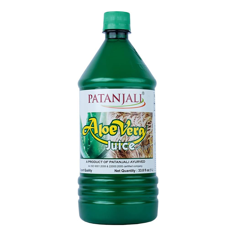 PATANJALI  ALOEVERA JUICE FIBER 1L