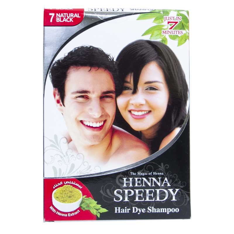 HENNA SPEEDY SHAMPOO NATURAL BLACK 30ML