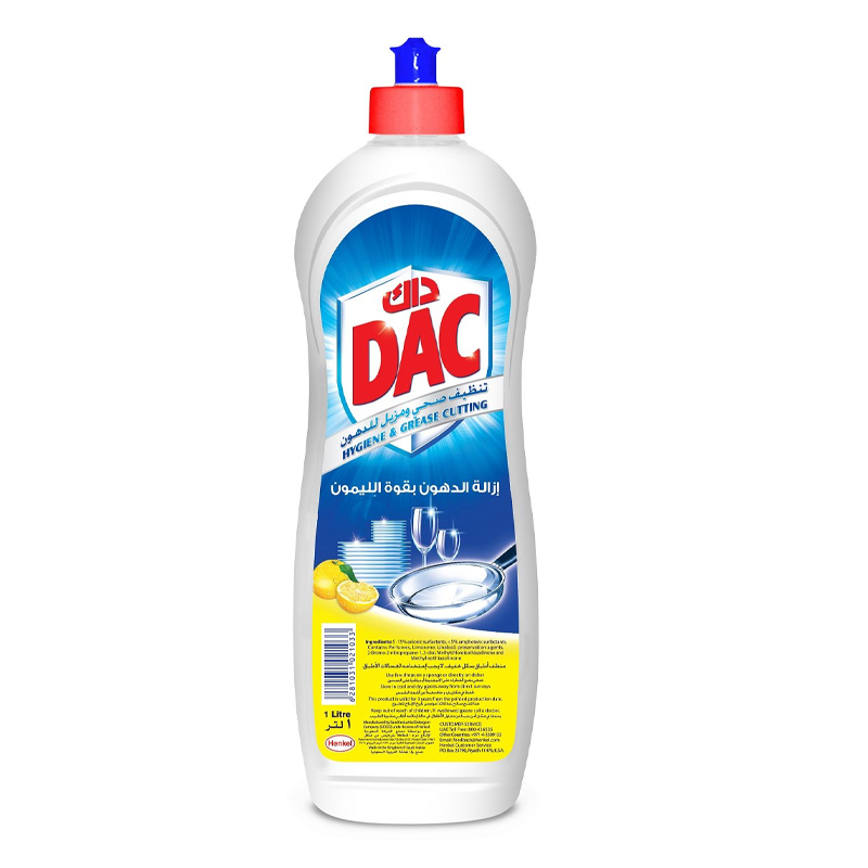DAC HYG DISHWASH LEMON 1LTR