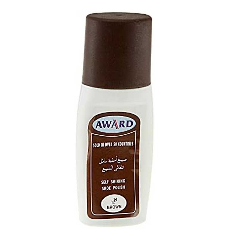 AWARD SHINING SHOE POLISH BROWN 75ML