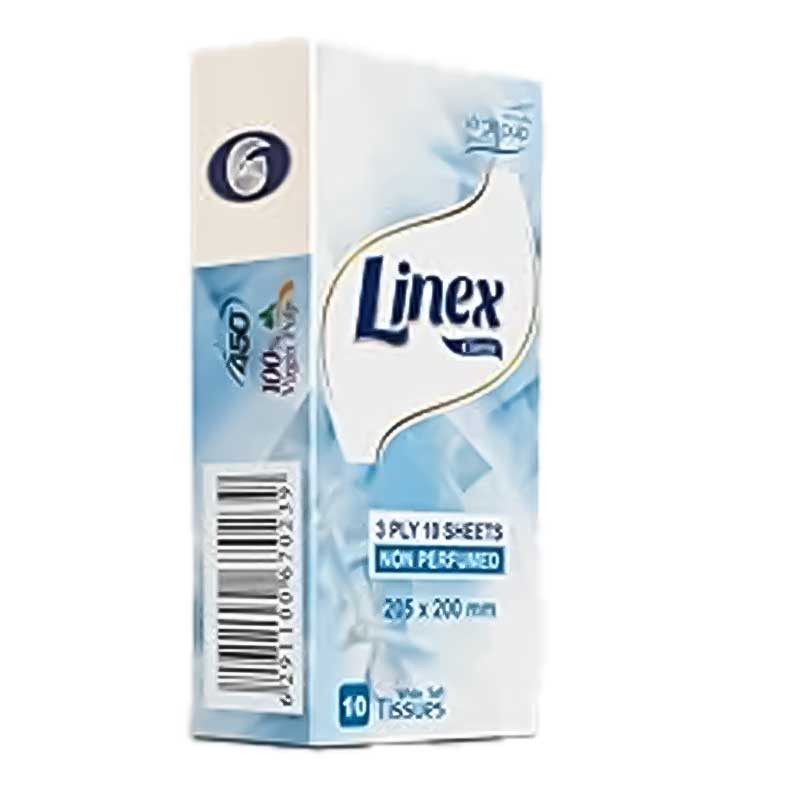 LINEX CLASSIC POCKET TISSUE 10PC