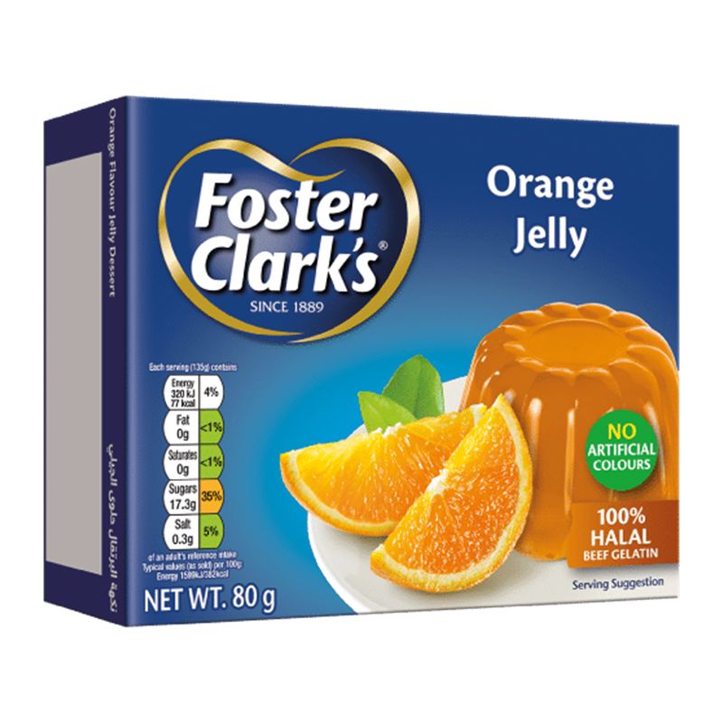 FOSTER CLARK'S ORANGE JELLY 80GM