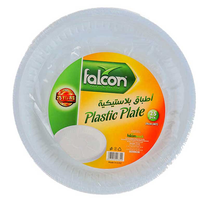 FALCON PLASTIC PLATE ROUND M 7