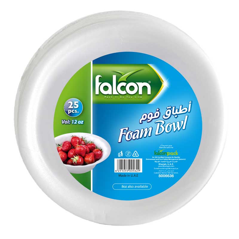 FALCON FOAM BOWL 12 OZ