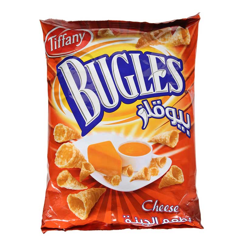 TIFFANY BUGLES CHEESE 125GM