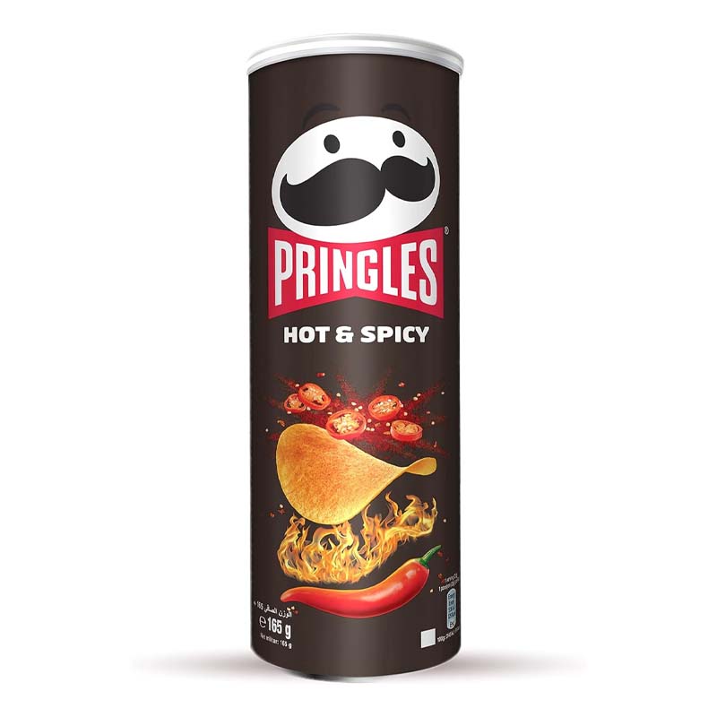PRINGLE HOT &amp; SPICY 165GM