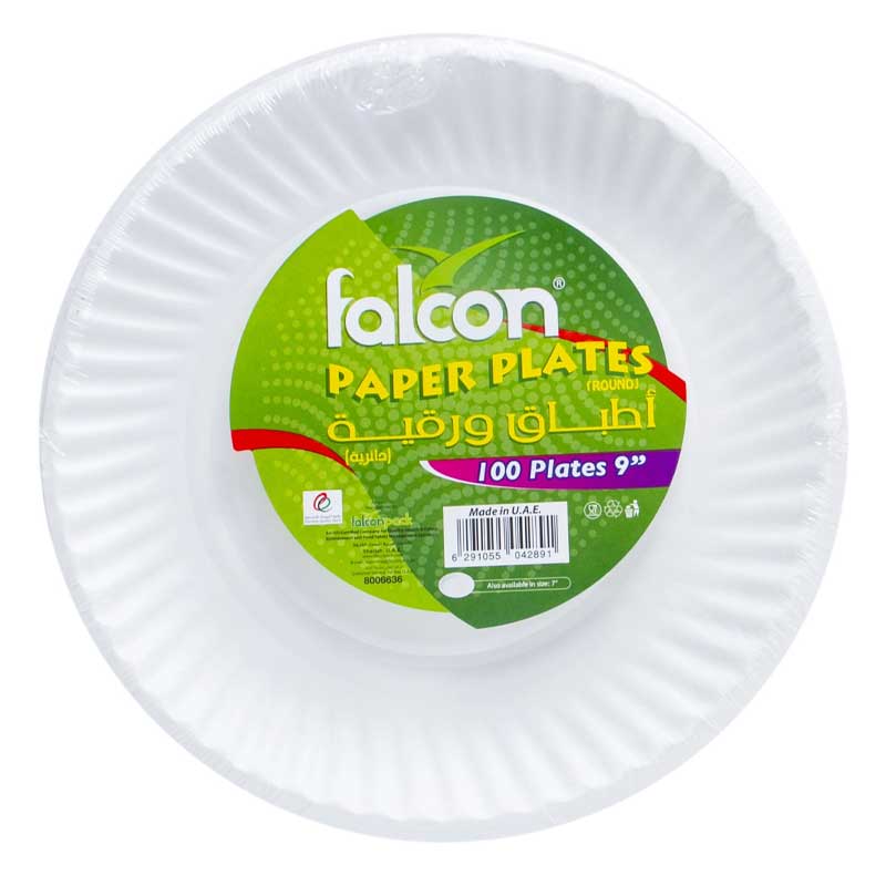 FALCON PAPER PLATE 9"