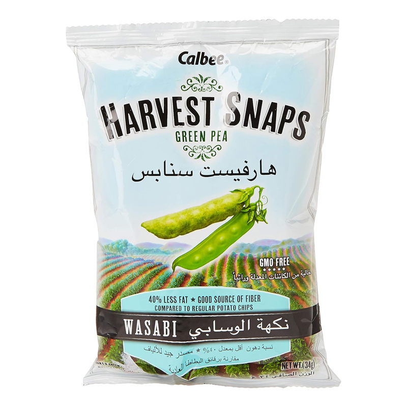 HARVEST SNAPS WASABI34GM