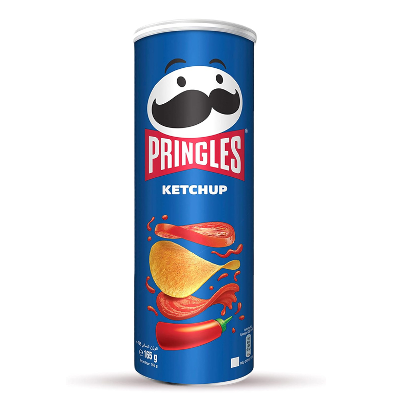 PRINGLES CHIPS KETCHUP 165GM
