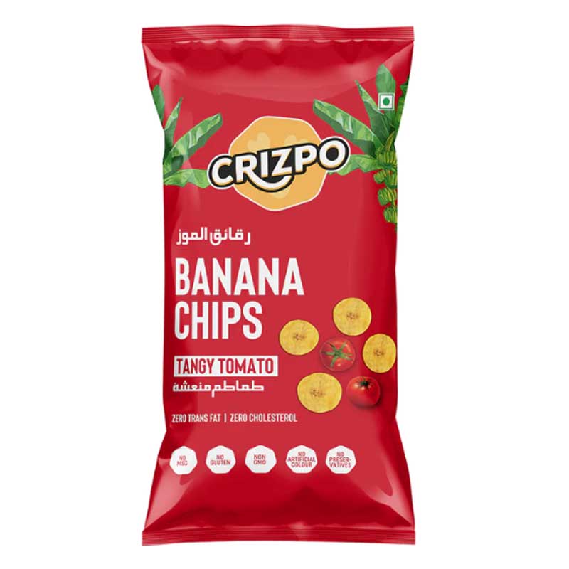 CRIZPO BANANA CHIPS TANGY TOMATO 45GM