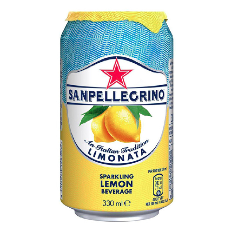 SAN PLLGRNO  SPKLG WTR LIMONATA 330ML