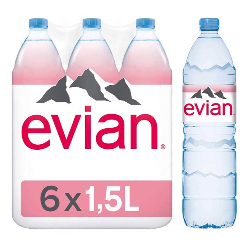 EVIAN WATER 4+2x1.5L