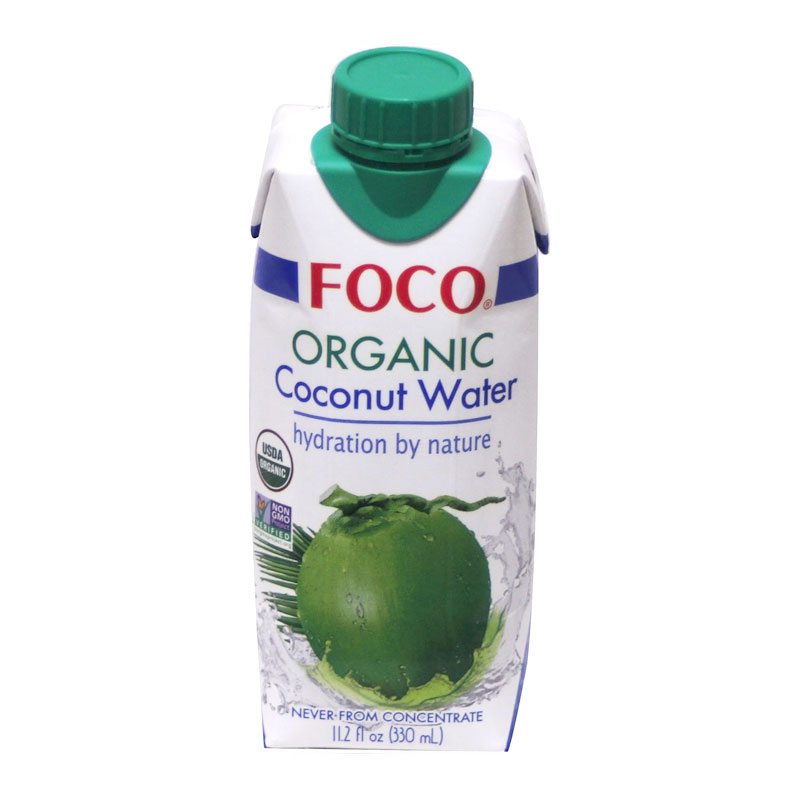 FOCO UHT ORGANIC C/WATER 330 ML