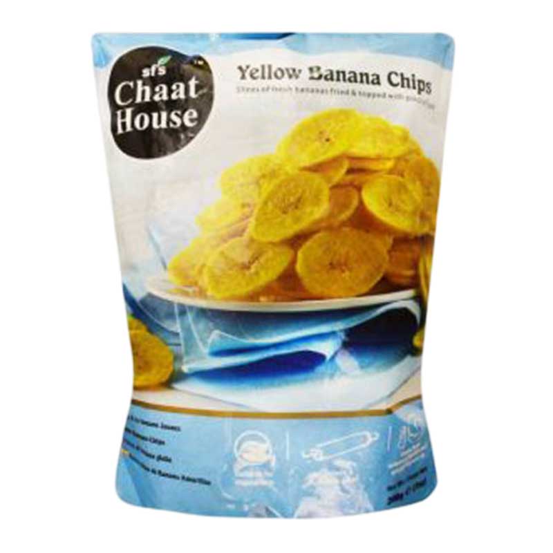CHAAT HOUSE BANANA CHIPS YELLOW 200GM
