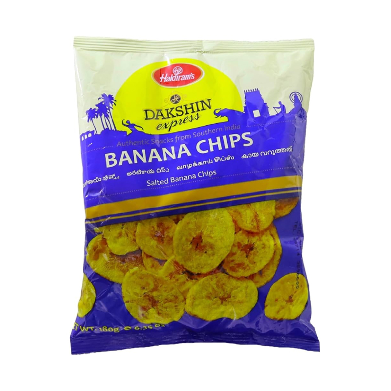 HALDIRAMS DAKSHIN EXPRESS BANANA CHIPS 180GM