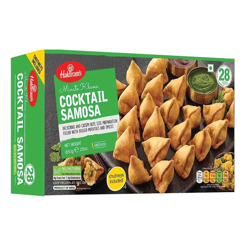 HALDIRAMS COCKTAIL SAMOSA 650GM