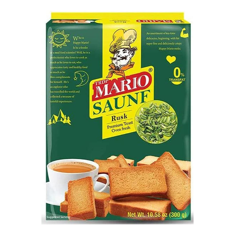 MARIO SAUNF RUSK 300GM