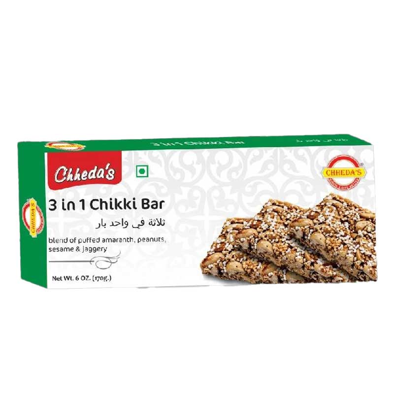 CHHEDAS 3IN1 CHIKKI 170GM