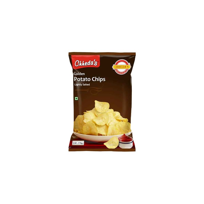 CHHEDAS GMSOLDEN POTATO CHIPS 170GM