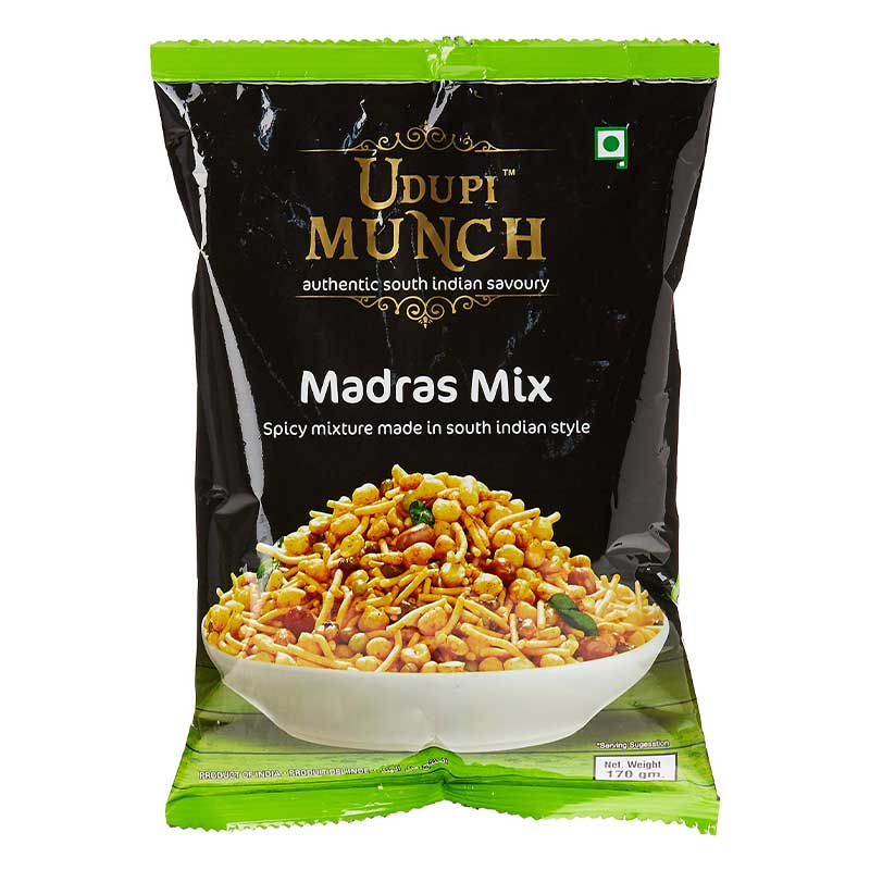 UDUPPI MUNCH MADRAS MIX 170GM
