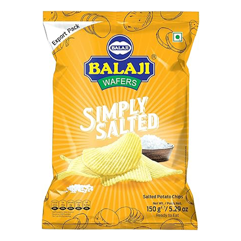 BALAJI SIMPLY SALTED 150GM
