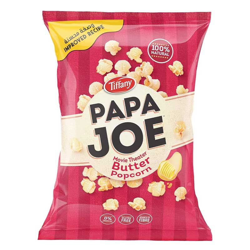 TIFFANY POPCORN BUTTER PAPA JOE 85GM