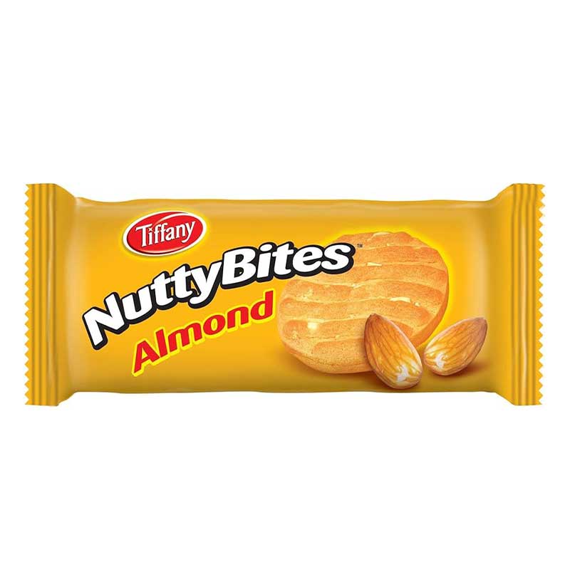 TIFFANY NUTTYBITES ALMOND BISCUITS 108GM