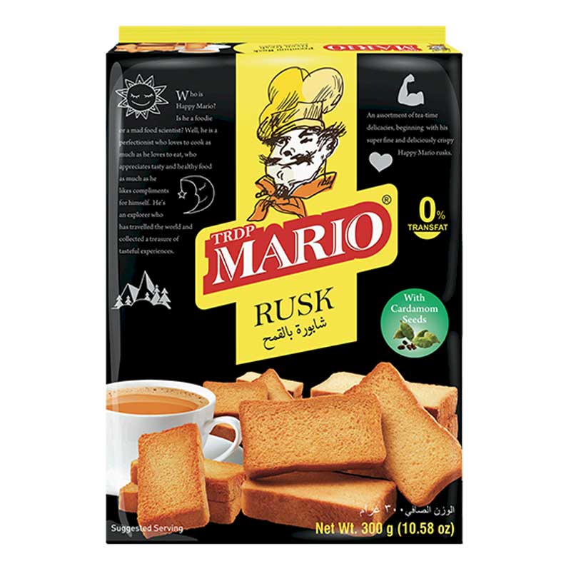 MARIO CARDAMOM RUSK 396GM