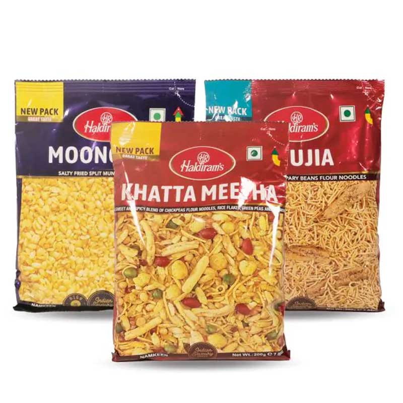 HALDIRAM ASSORTED SET 3X200GM