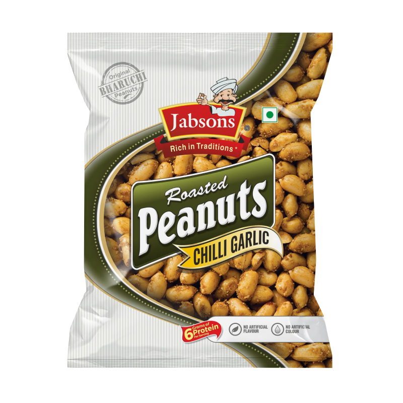JABSON RSTD PEANUT CHILLY GARLIC 140 GM