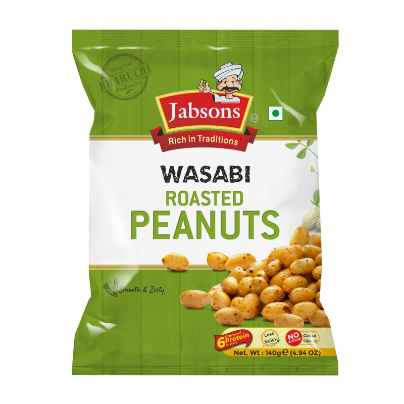 JABSON RSTD PEANUT WASABI 140 GM