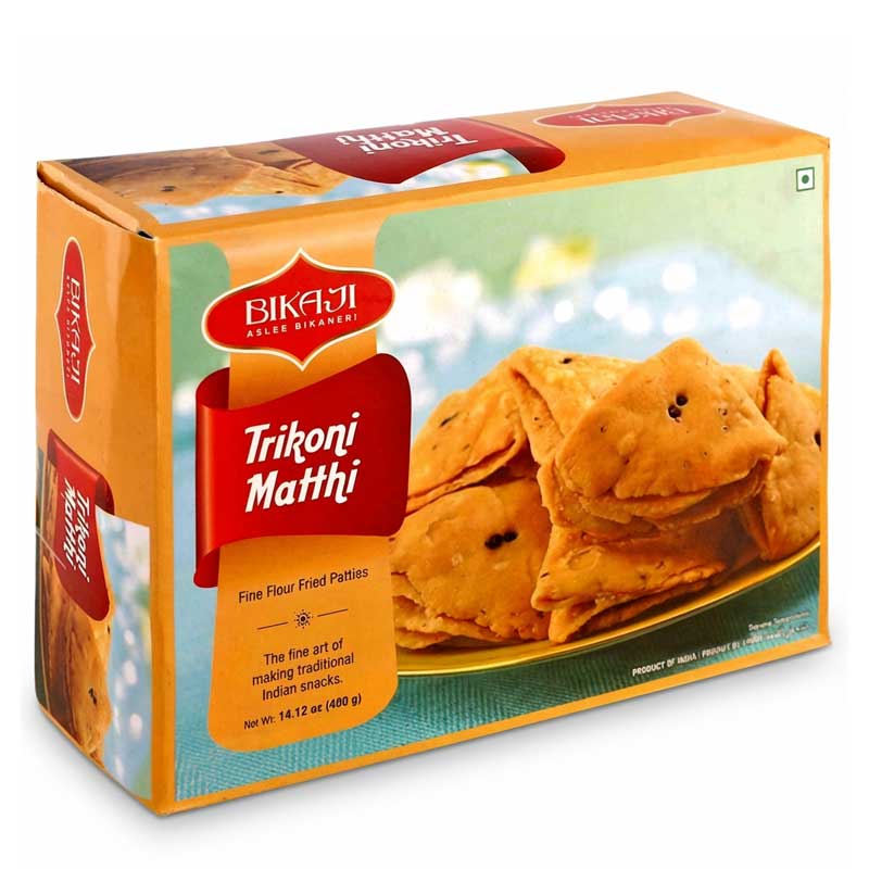 BIKAJI TRIKONI MITHI 400GM
