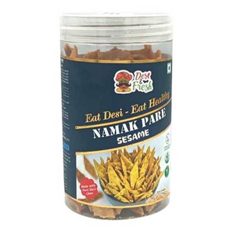 DESI &amp; FRESH NAMAK PARE SESAME 250GM