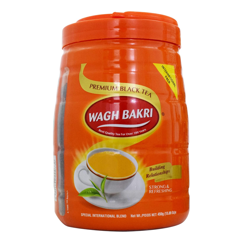 WAGH BAKRI PREMIUM TEA JAR 450GM