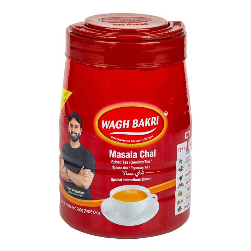 WAGH BAKRI MASALA TEA JAR 250GM