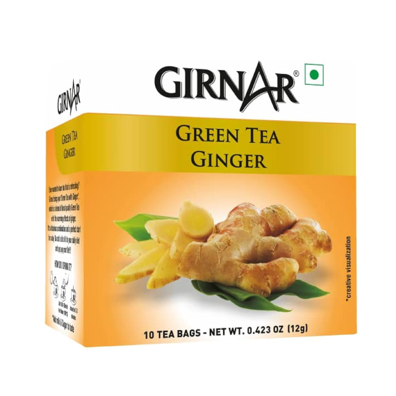 GIRNAR GREEN TEA WITH GINGER 12GM