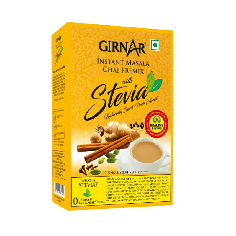 GIRNAR INSTANT MASALA CHAI PREMIX STEVIA 80GM
