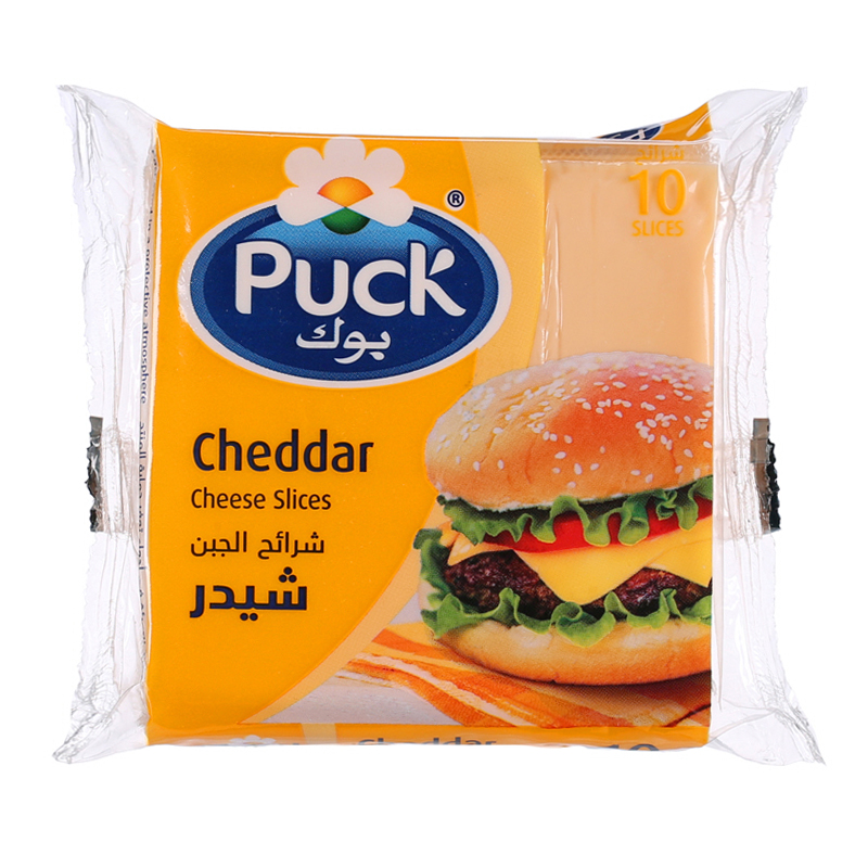 PUCK SLICE CHEDDAR 200G