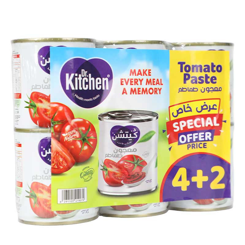DR KITCHEN TOMATO PASTE 4+2X198GM