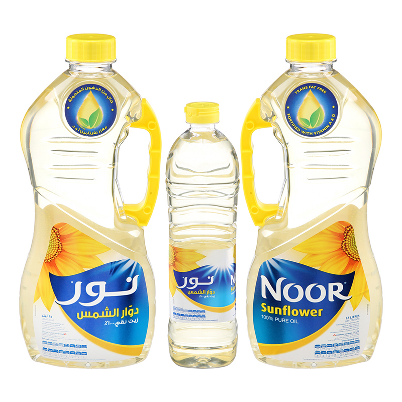 NOOR SUNFLOWER OIL 2x1.5LTR+750ML