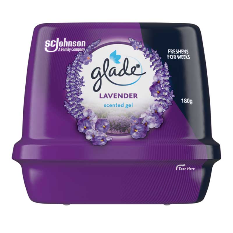 GLADE SCNTD GEL LAVENDER 180GM